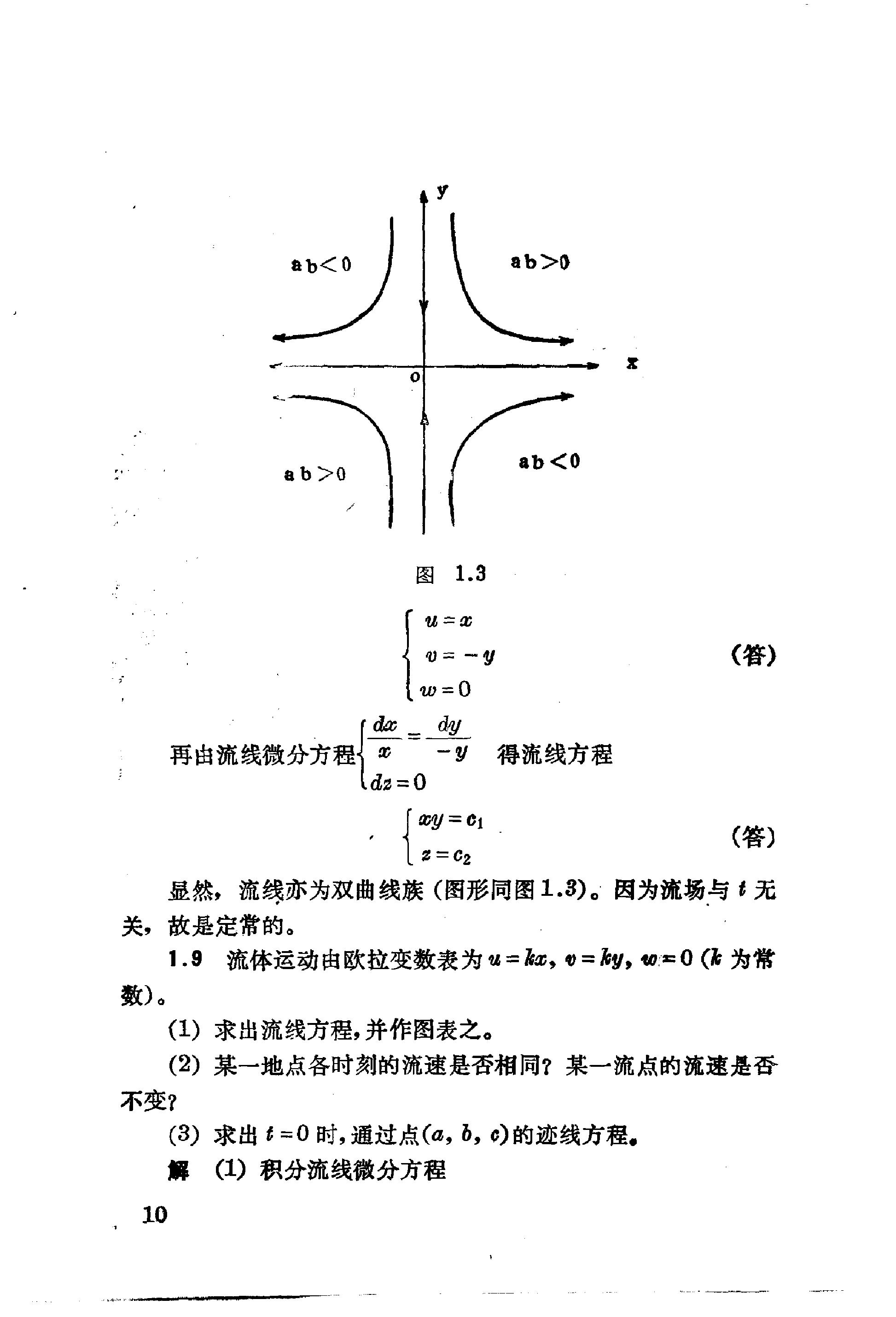 流体力学习题解 余志豪 第 12 页