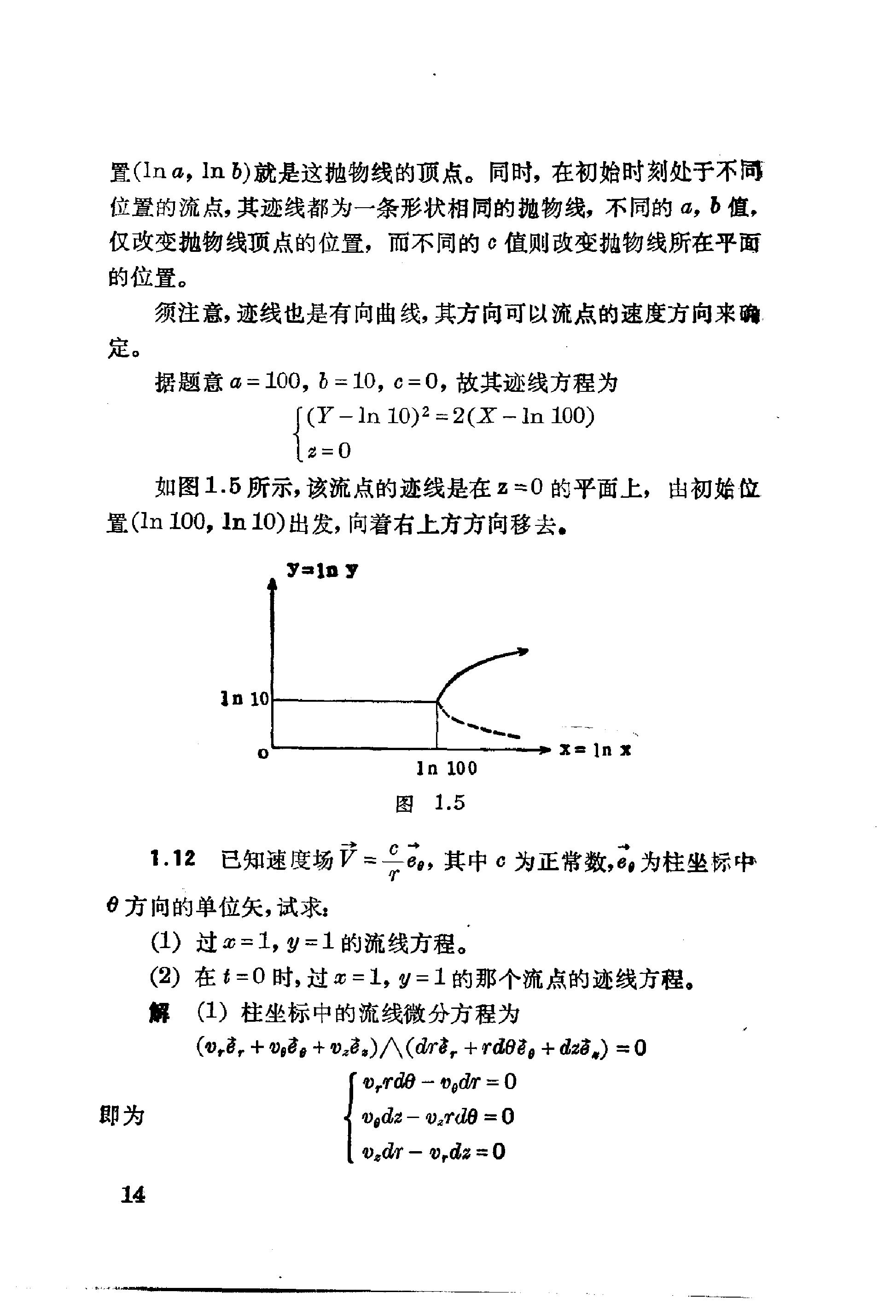 流体力学习题解 余志豪 第 16 页